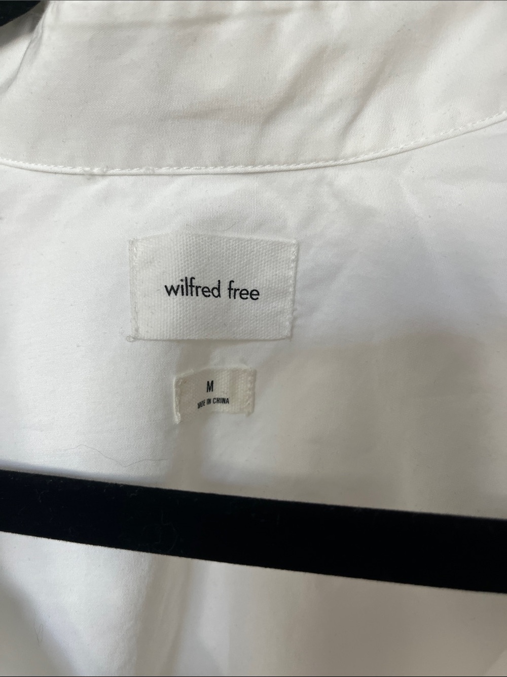 Aritzia White Button-Down Cotton Shirt - Picture 6 of 8
